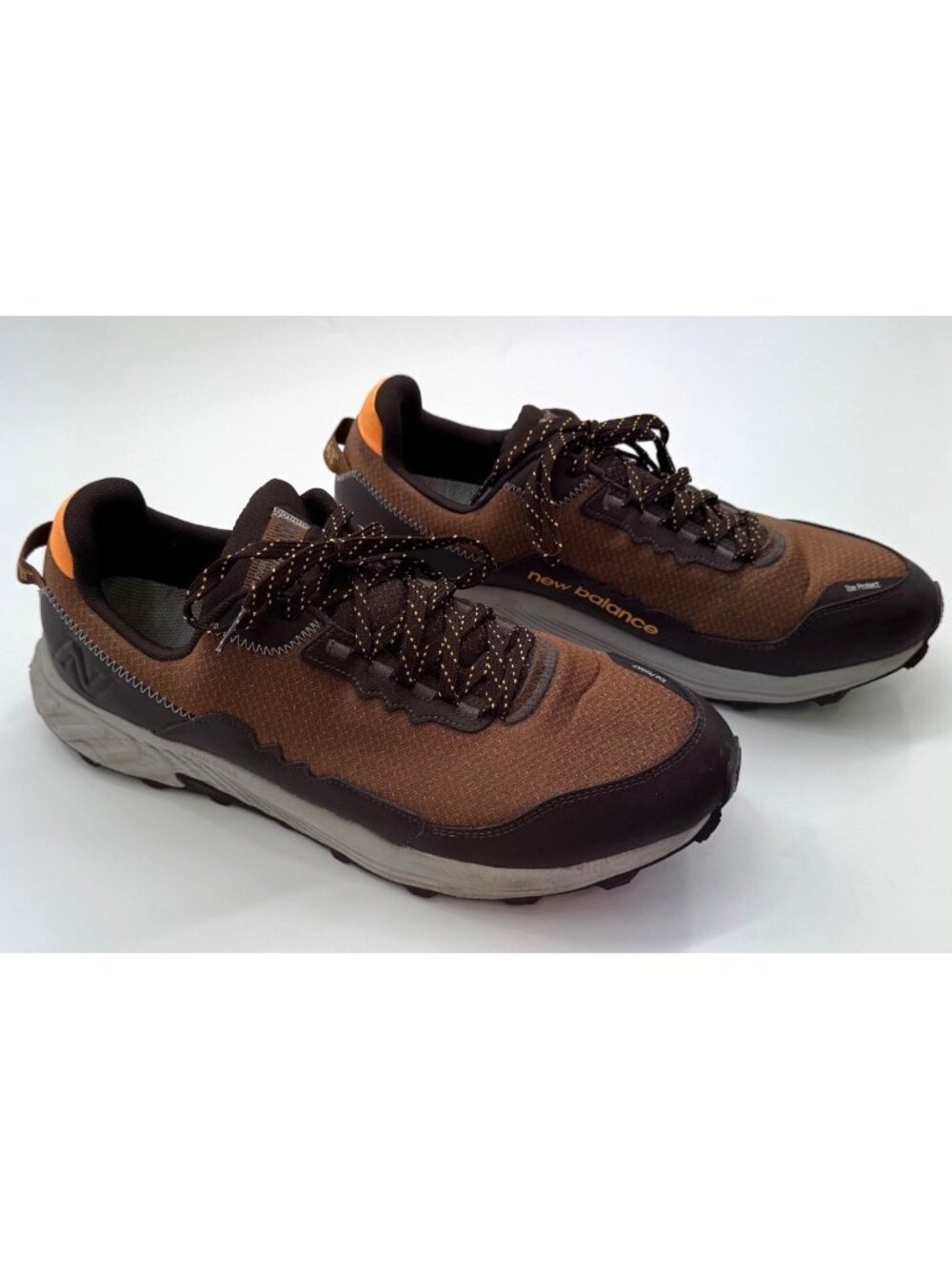 New Balance FuelCell Trail Running Shoes Brown & Orange Mens Size 14